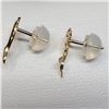 Image 3 : 14K Yellow Gold Left And Right , Screwback Dolphin Earrings (~weight 0.3g), Made in Canada, Suggeste