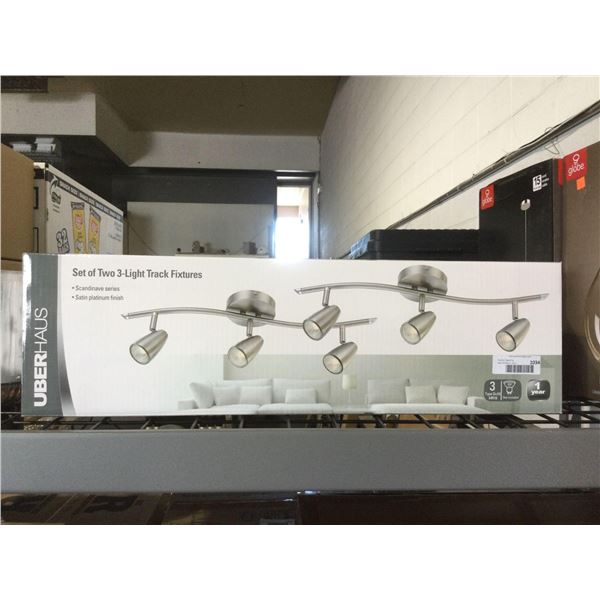 UberHaus Set of Two 3-Light Track Fixtures