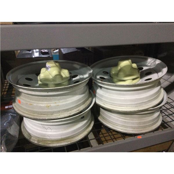 15in Trailer Rims w/ Caps