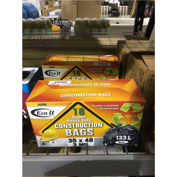 Eco II Super Heavy Duty Construction Bags (133L)