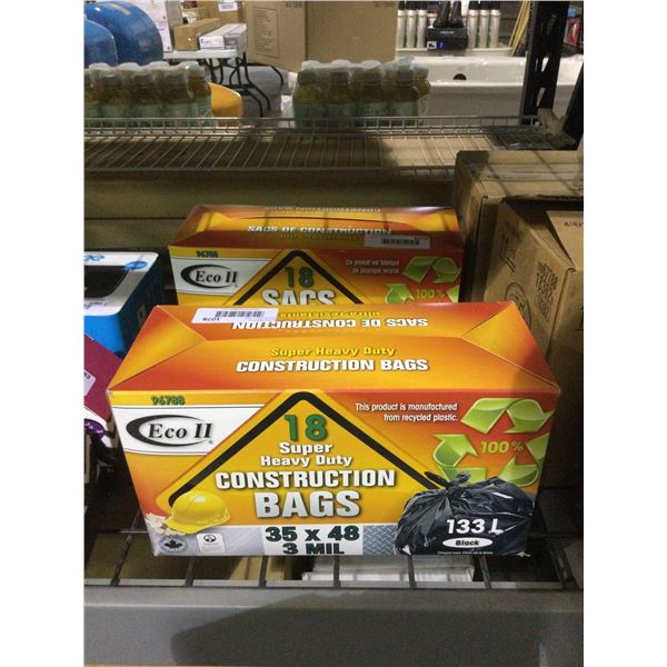 Eco II Super Heavy Duty Construction Bags (133L)