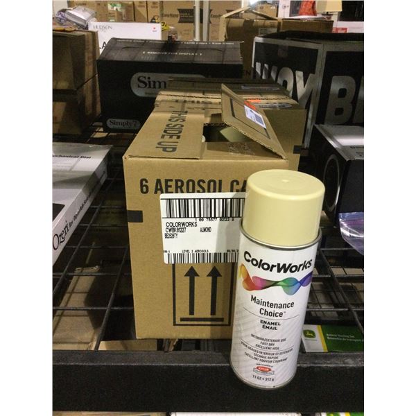 Case of Colorworks Maintenance Choice Aerosol Spray Enamel (6 x 312g)