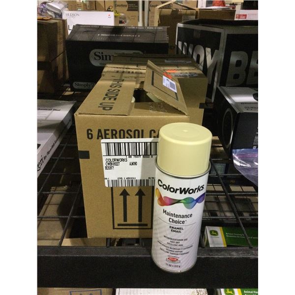 Case of Colorworks Maintenance Choice Aerosol Spray Enamel (6 x 312g)