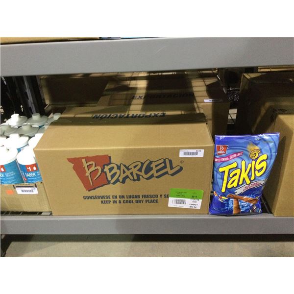 Case of Takis Blue Flame Rolled Tortilla Chips (12 x 280g)