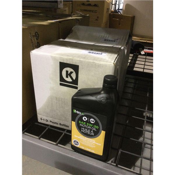 Case of Circle K Full-Synthetic SAE 5W-30 Motor Oil (6 x 946mL)