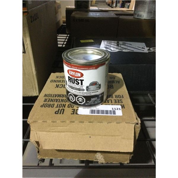Case of Krylon Rust Protector Classic Red Gloss Enamel (4 x 236mL)