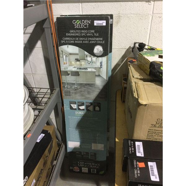 Golden Select Grouted Rigid Core Engineered SPC Vinyl Tile 3 Planks/Box 12.13 sq ft (48.03in L x 12.