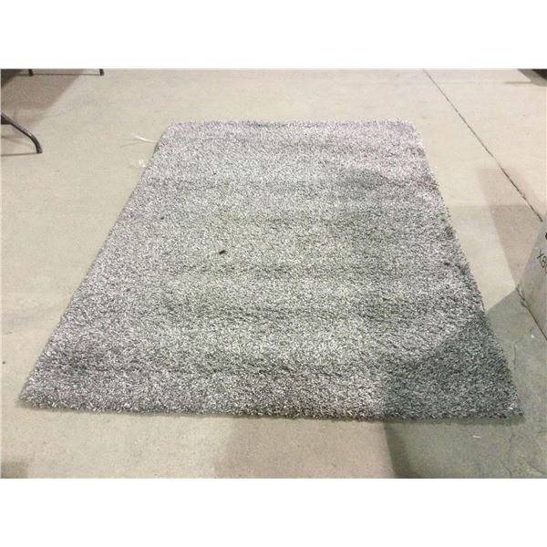 Grey Area Rug (62in x 88in)