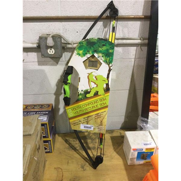 Youth Compound Bow w/ 2 Arrows