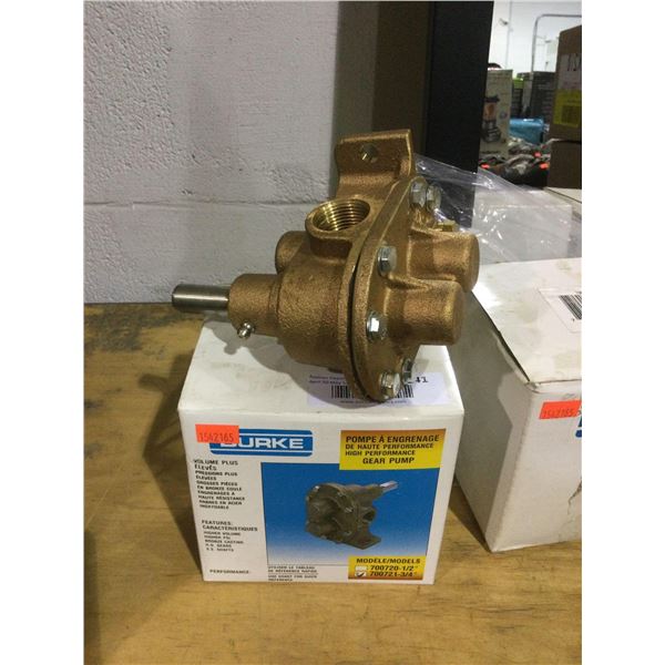 Burcam Brass Gear Pump - Model: 700721-3/4