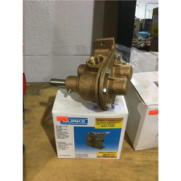 Burcam Brass Gear Pump - Model: 700721-3/4
