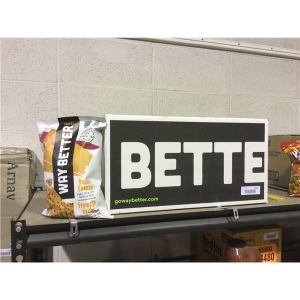 Case of Way Better Nacho Cheese Tortilla Chips (12 x 156g)