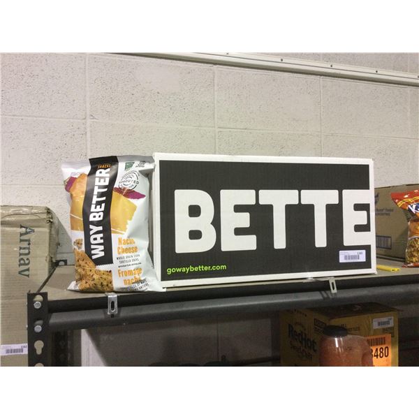 Case of Way Better Nacho Cheese Tortilla Chips (12 x 156g)