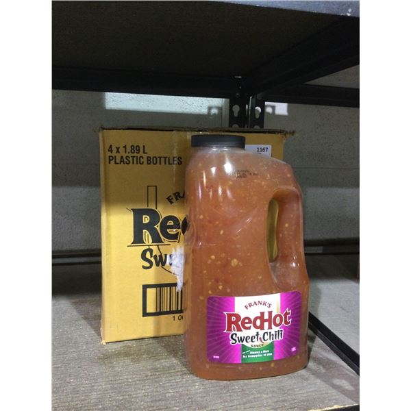 Case of Frank's Red Hot Sweet Chili Sauce (4 x 1.89L)