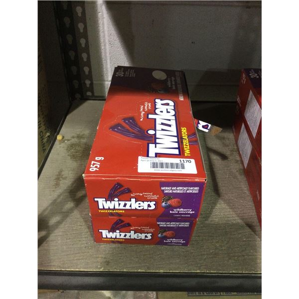 Twizzlers Wildberry Twizzelators Licorice Candy (957g) Lot of 2
