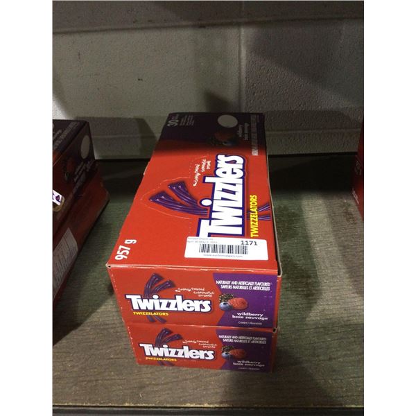Twizzlers Wildberry Twizzelators Licorice Candy (957g) Lot of 2