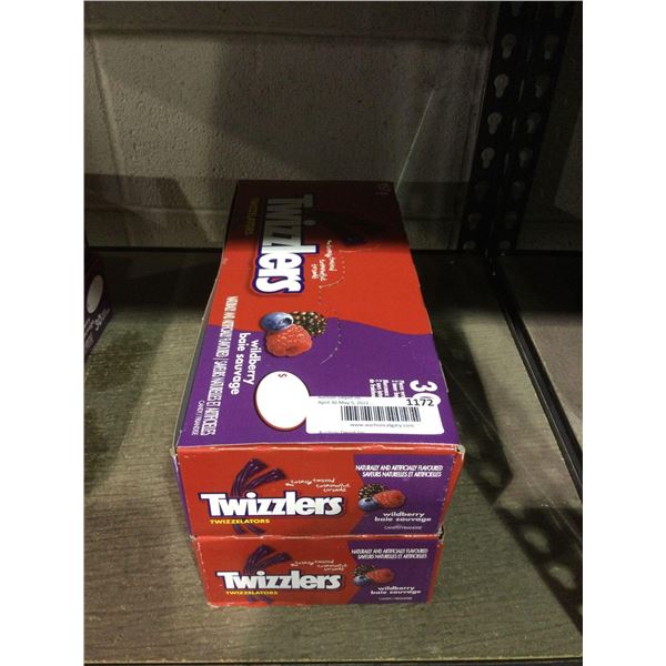 Twizzlers Wildberry Twizzelators Licorice Candy (957g) Lot of 2