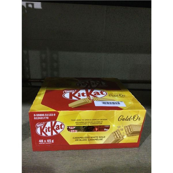 Kit Kat Caramelized White Gold Wafer Bars (48 x 45g)