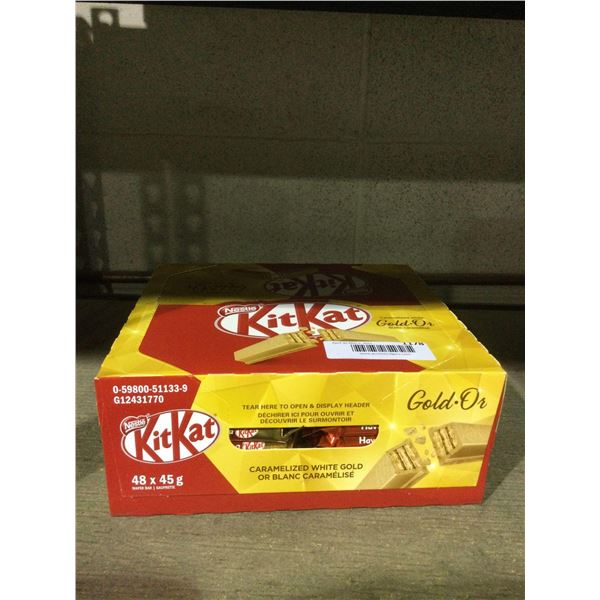 Kit Kat Caramelized White Gold Wafer Bars (48 x 45g)