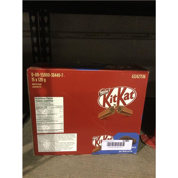 Nestle KitKat Cookie Crumble Bars (15 x 120g)