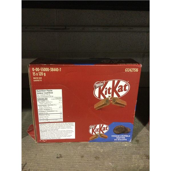 Nestle KitKat Cookie Crumble Bars (15 x 120g)