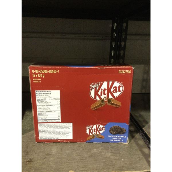 Nestle KitKat Cookie Crumble Bars (15 x 120g)
