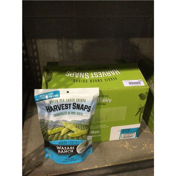 Harvest Snaps Green Pea Snack Crisps- Wasabi Ranch (12 x 93g)