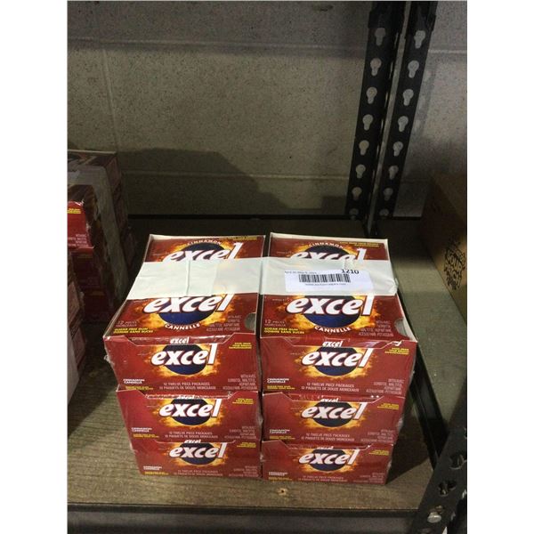 Excel Cinnamon Gum (12 pc x 12pk) Lot of 6