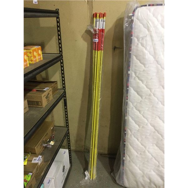 Fiberglass Rod Red Tape (5/8in x 72in) Lot of 12