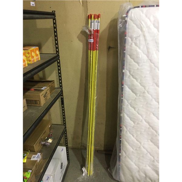 Fiberglass Rod Red Tape (5/8in x 72in) Lot of 12