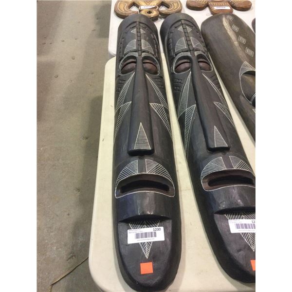 Decorative Wooden Mask 38in