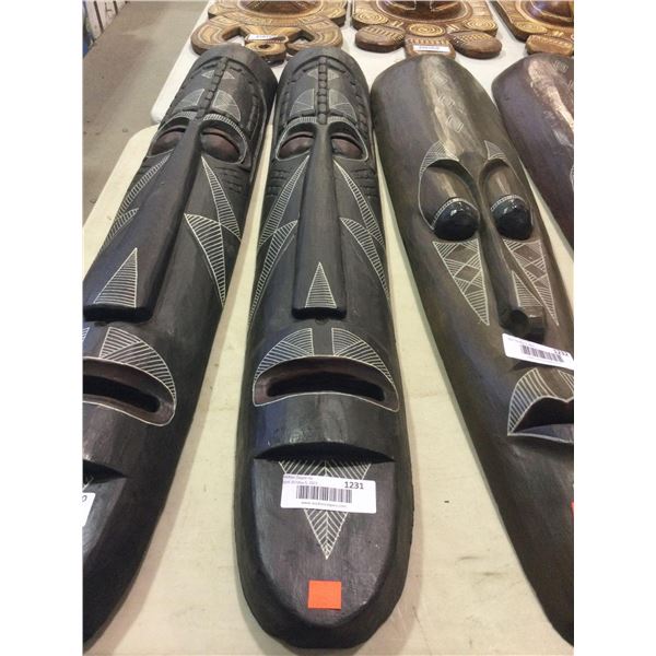 Decorative Wooden Mask 38in