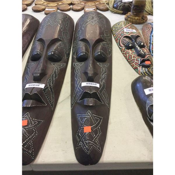 Decorative Wooden Mask 40in