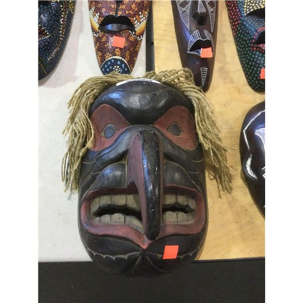 Decorative Wooden Mask 12in