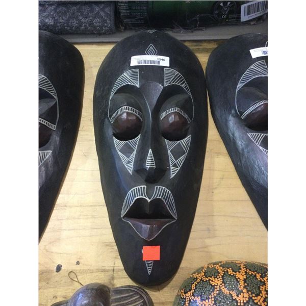Decorative Wooden Mask 19in