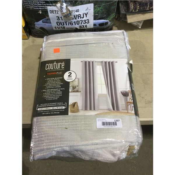 Couture ThermaPlus 2 Total Blackout Curtain Panels (52in x 90in)