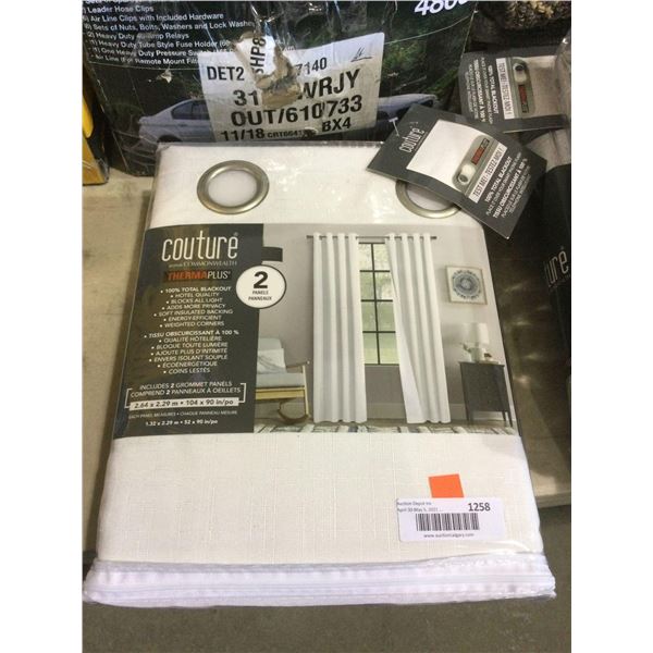 Couture ThermaPlus 2 Total Blackout Curtain Panels (52in x 90in)