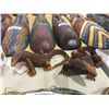 Image 1 : Decorative Small Wooden Lizard Sculpture Lot of 2