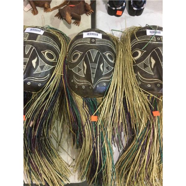 Decorative Wooden Mask 10in