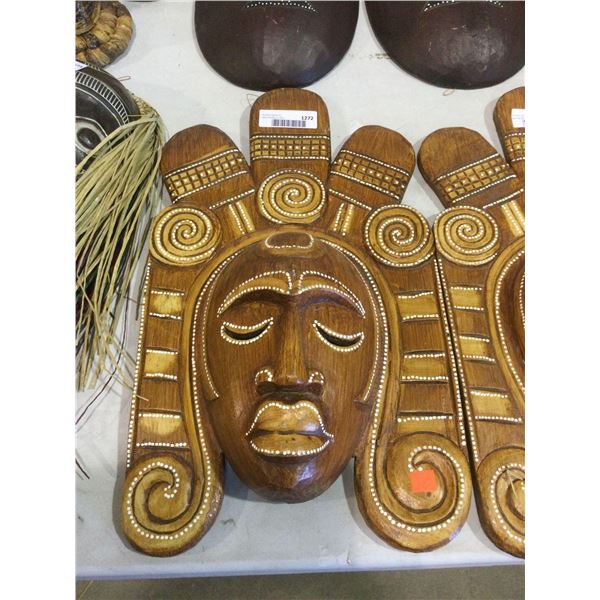Decorative Wooden Mask 20in