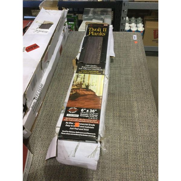 Case of 4 Tivoli II Self-Adhesive Vinyl Planks 10 Planks/Box (6in x 36in) 15 sq ft.