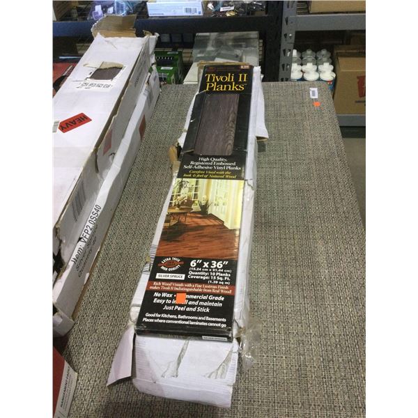 Case of 4 Tivoli II Self-Adhesive Vinyl Planks 10 Planks/Box (6in x 36in) 15 sq ft.