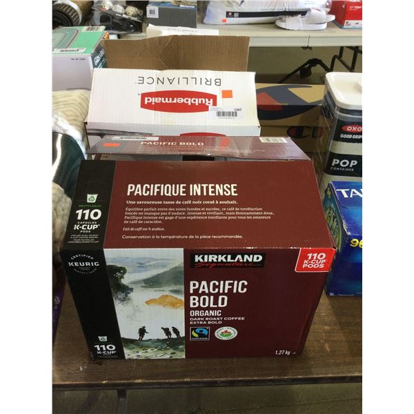 Kirkland Pacific Bold Organic Dark Roast Coffee K-Cups (1.27kg)