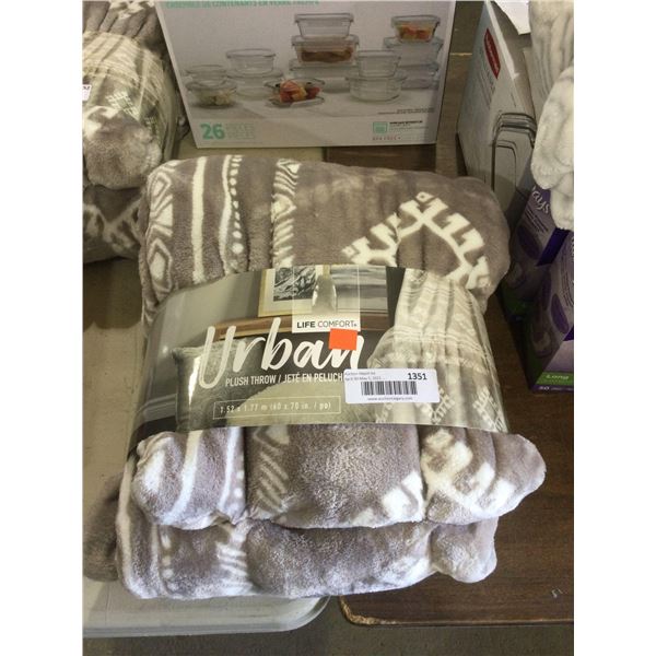 Urban Plush Throw Blanket (60in x 70in)