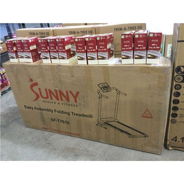 Sunny Health and Fitness Folding Treadmill - Model: SF-T7610