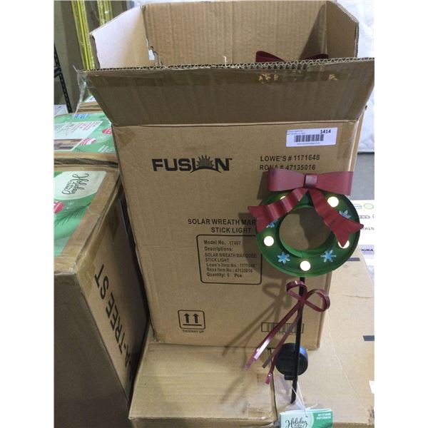 Case of 6 Fusion Solar Wreath Stick Lights
