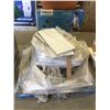 Image 1 : Pallet of Assorted Floor Tiles (As is, damaged pieces)