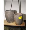 Image 2 : 2 SMELTER POTS & LOT OF METAL HANDLE, ETC.