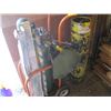 Image 2 : OXY ACETYLENE WELDING TORCH SET WITH CART, 3 BOTTLES ARE LEASED