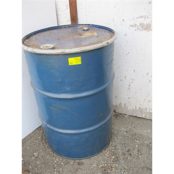 BLUE 45 GALLON DRUM